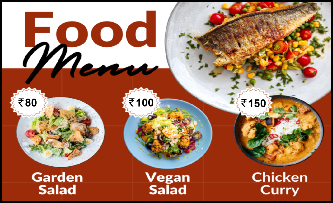 Restaurant digital signage solution