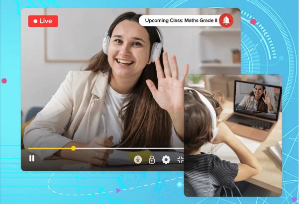 E-learning streaming platforms offering diverse courses and training programs for learners
              worldwide.